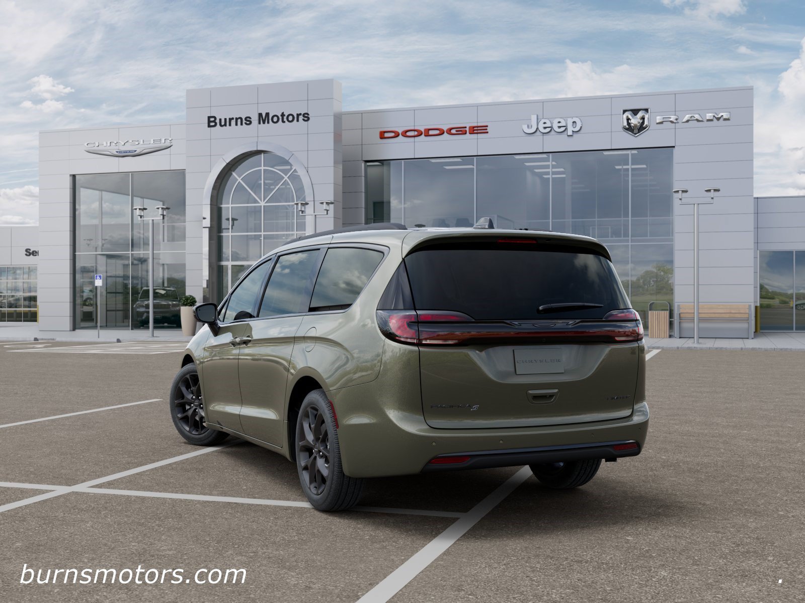 New 2027 Olive Green Pearl-Coat Exterior Paint Chrysler Limited S image 3