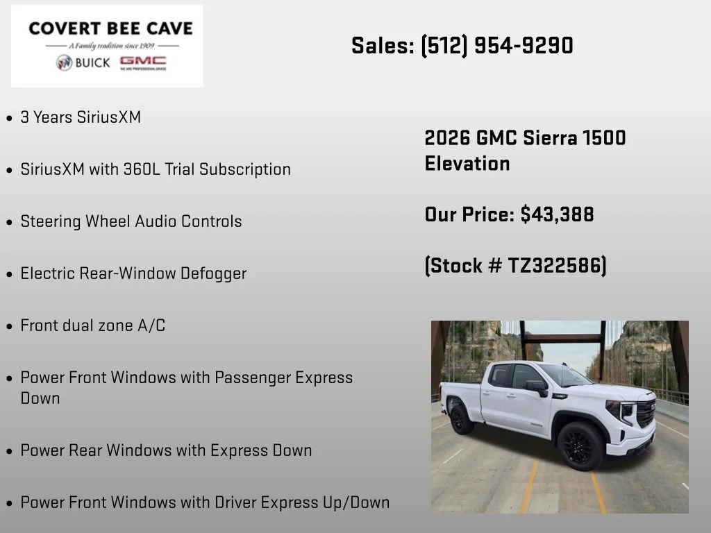 New 2026 Summit White GMC Elevation image 30