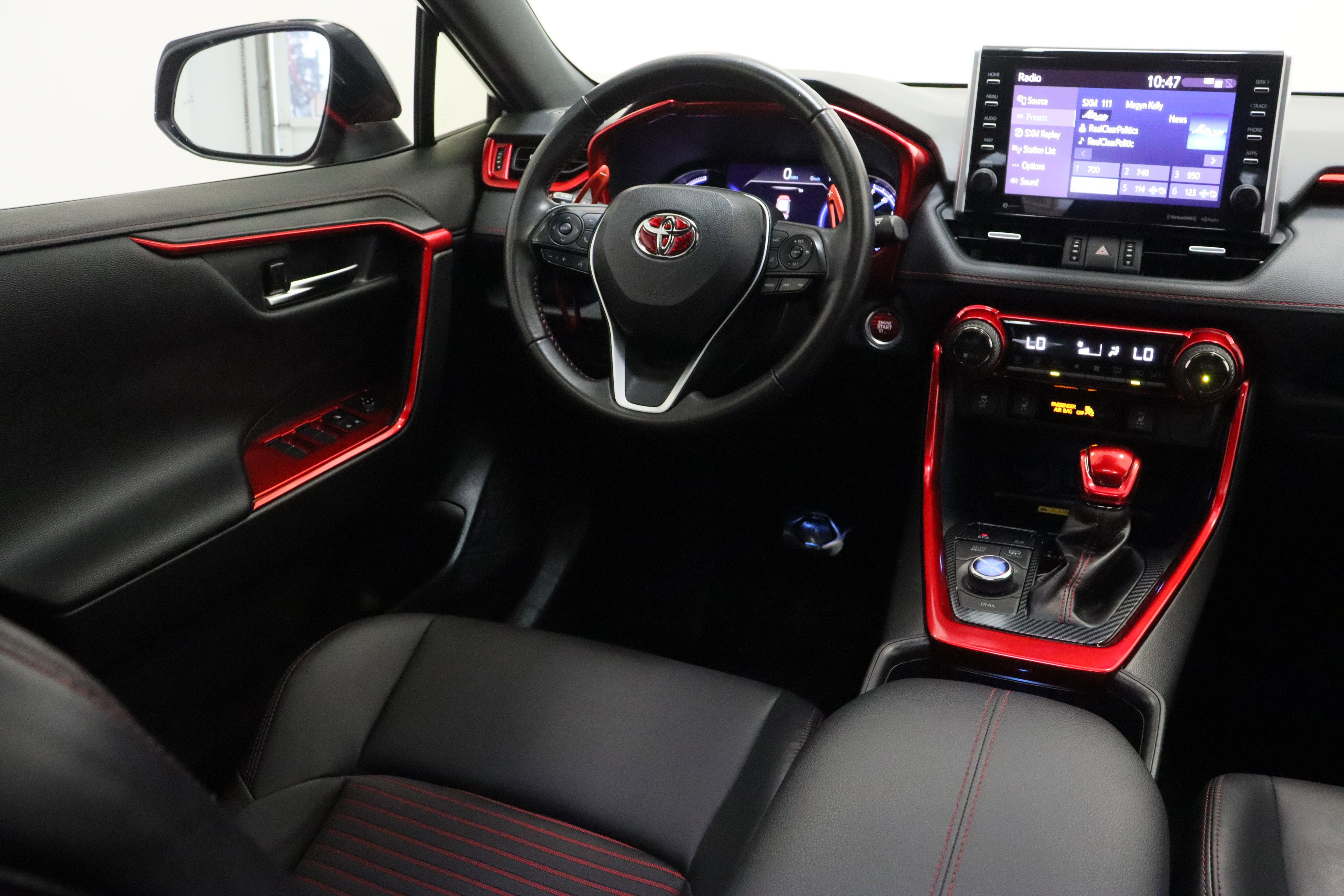 Certified Used 2022 Supersonic Red/Midnight Black Metallic Toyota XSE 2.5L/Electric image 33
