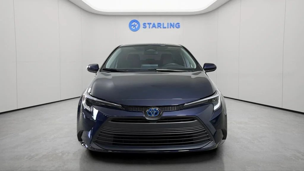Used 2025 Blue Toyota Hybrid LE image 16
