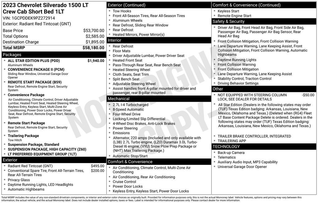 Used 2023 Red Chevrolet LT image 27