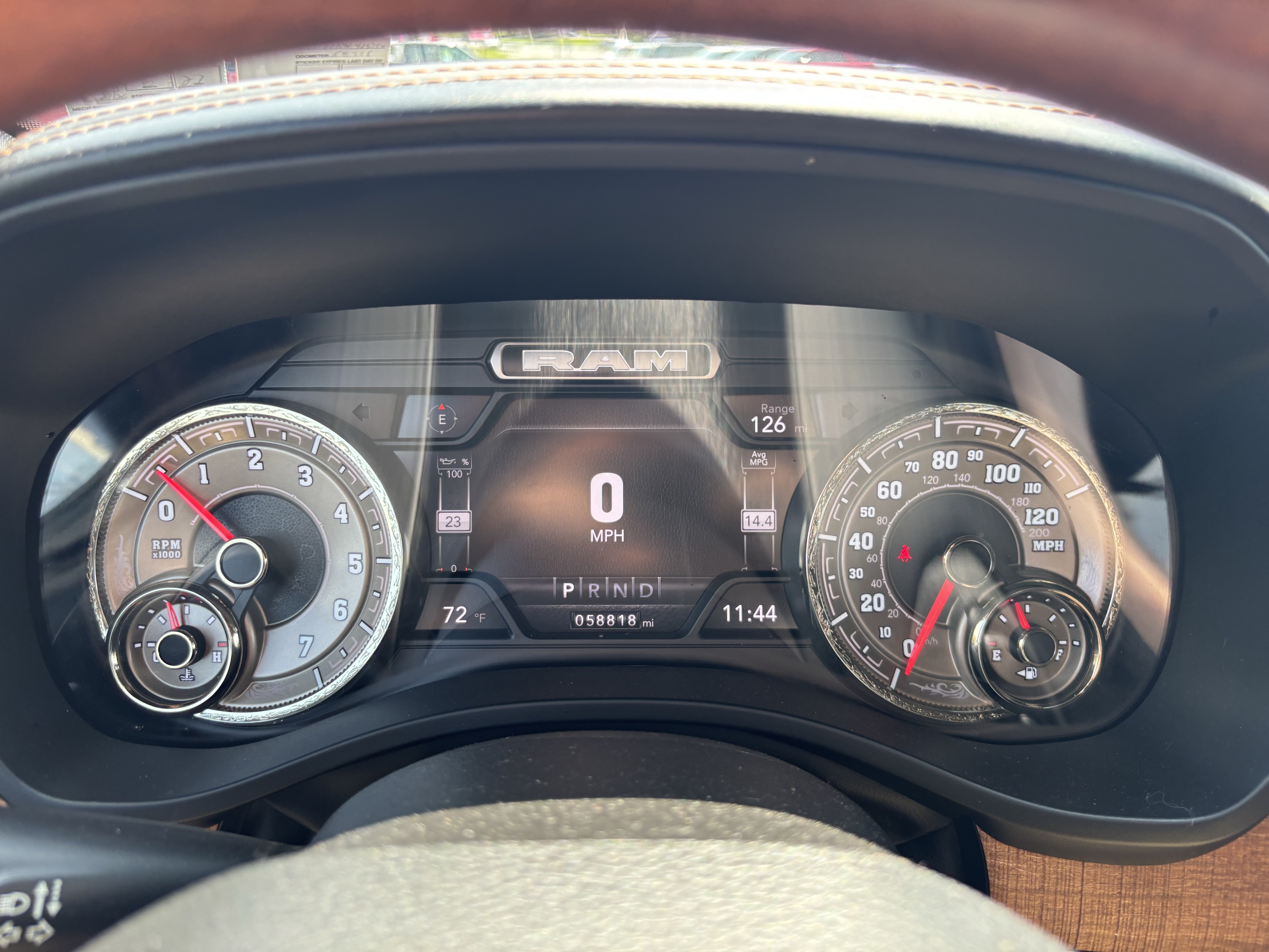 Used 2022 Patriot Blue Pearlcoat Ram Longhorn image 19