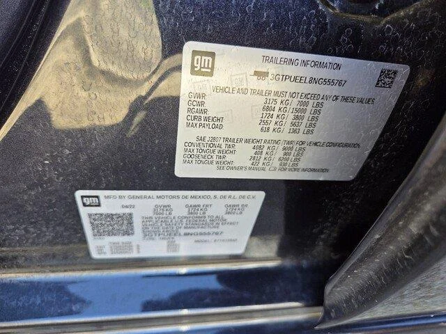 Used 2022 Titanium Rush Metallic GMC AT4 image 35