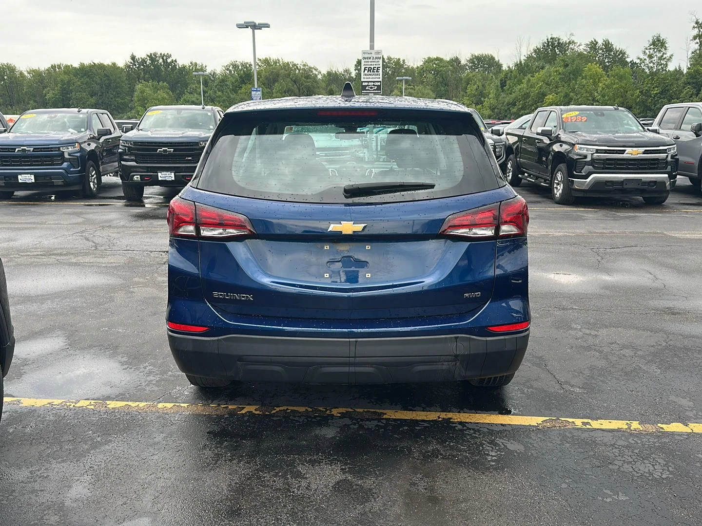 Used 2022 BLUE GLOW METALLIC Chevrolet LS image 3
