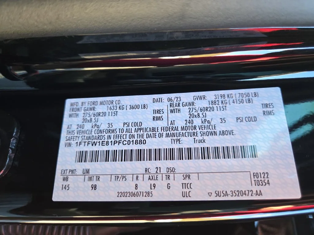 Used 2023 Black Ford Platinum image 24