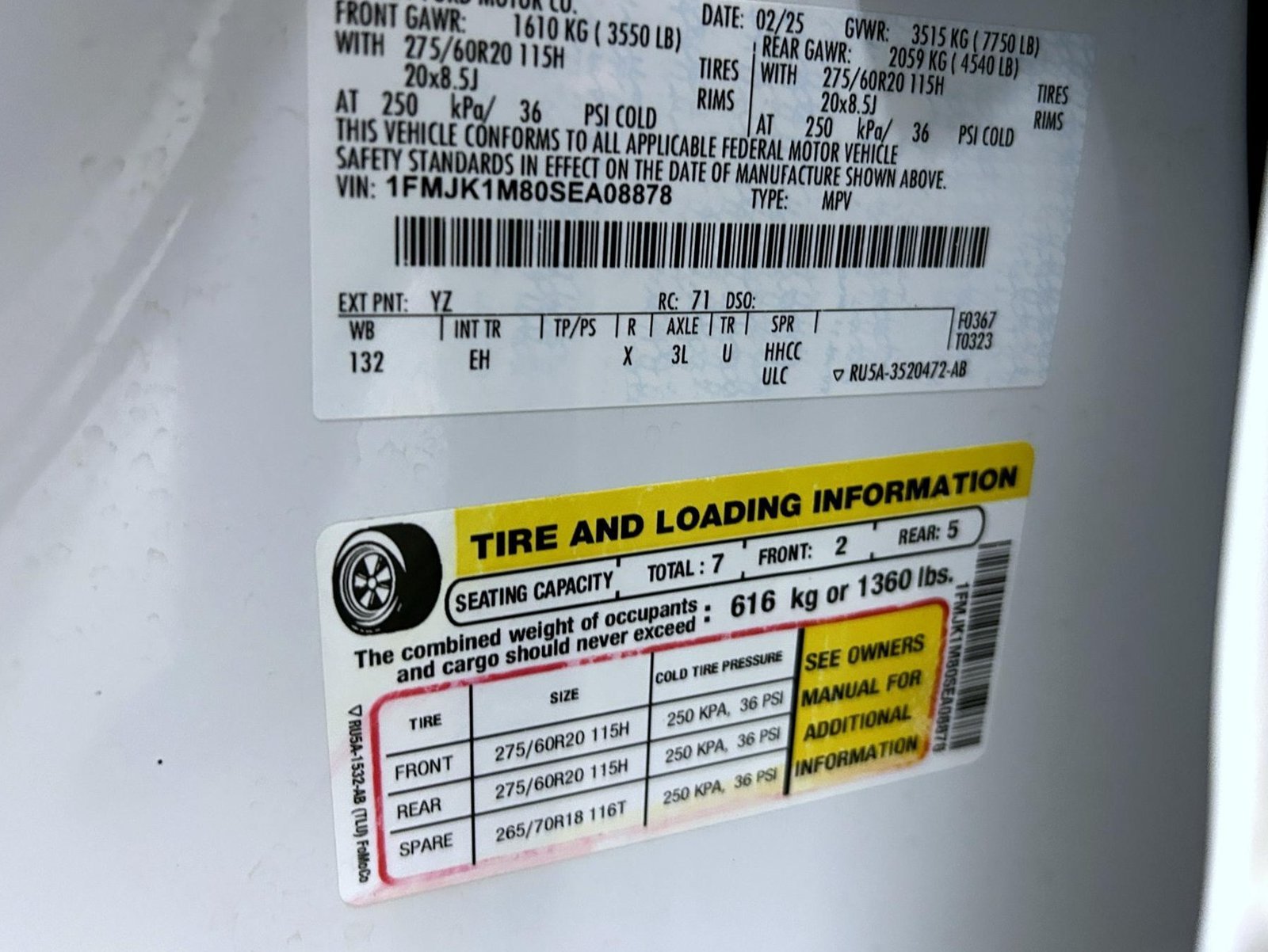 Used 2025 White Ford Platinum image 32