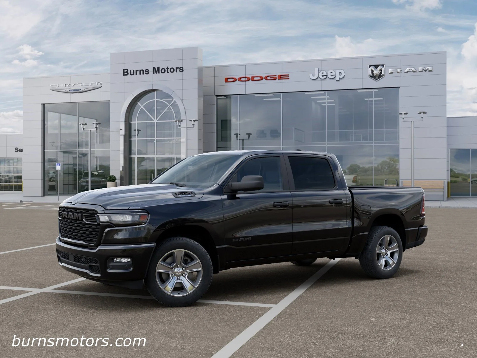 New 2026 Diamond Black Crystal Pearl-Coat Exterior Paint RAM Express image 2