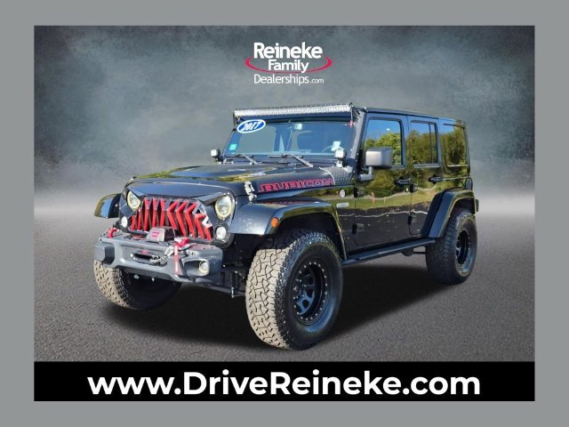 Black Clearcoat 2017 Jeep Wrangler SUV / Crossover Four-Wheel Drive 