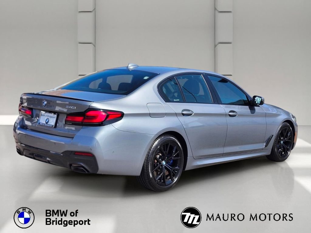 Certified Used 2023 Gray BMW 540i xDrive image 3