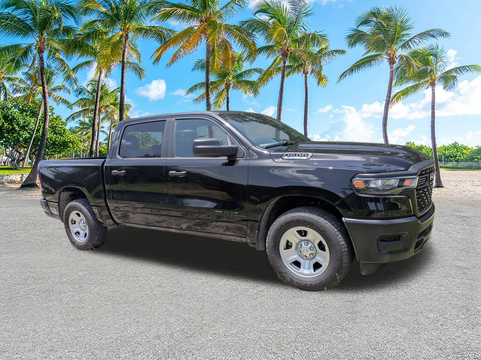 New 2026 Diamond Black Crystal Pearl-Coat Exterior Paint RAM Tradesman image 2