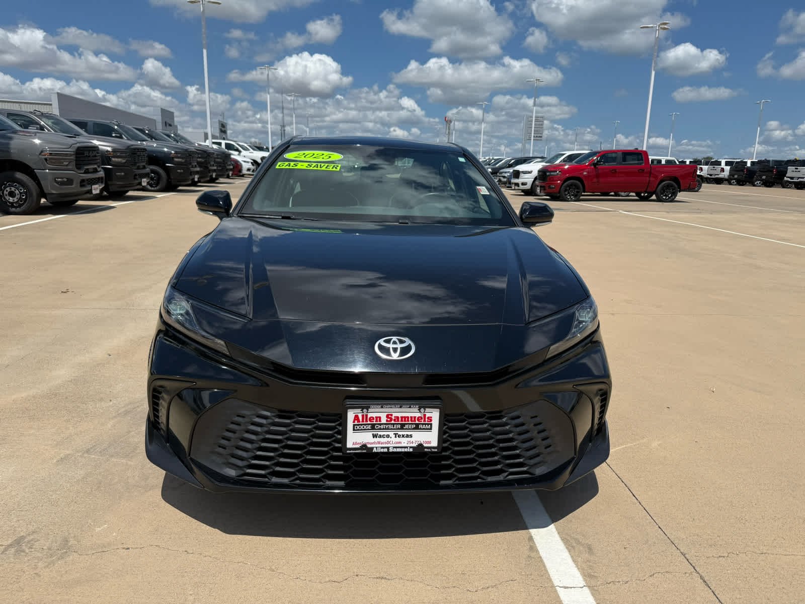 Used 2025 Midnight Black Metallic Toyota XSE image 3