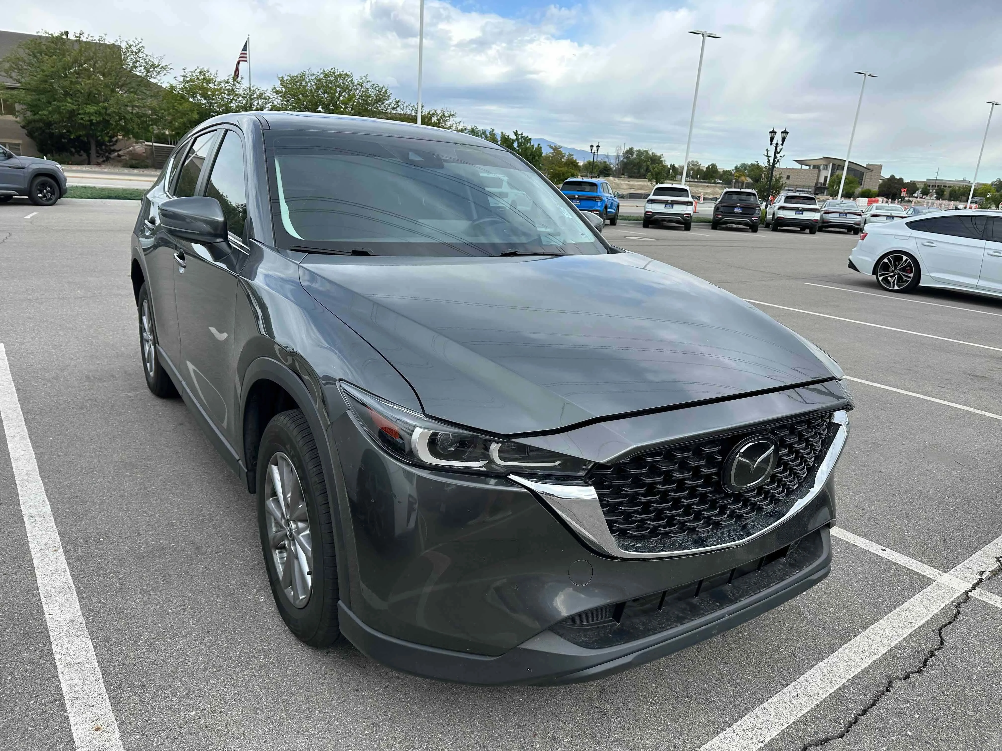 Used 2022 Machine Gray Metallic Mazda 2.5 S Preferred Package image 3