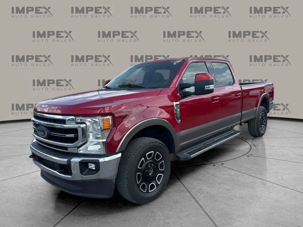 Used 2022 Red Ford Lariat image 1