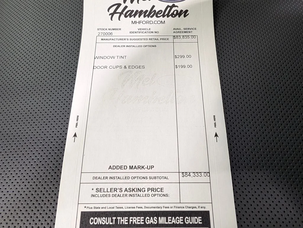 New 2027 Agate Black Metallic Ford Platinum image 30