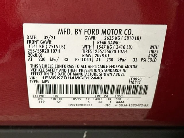Certified Used 2021 Red Ford XLT image 28
