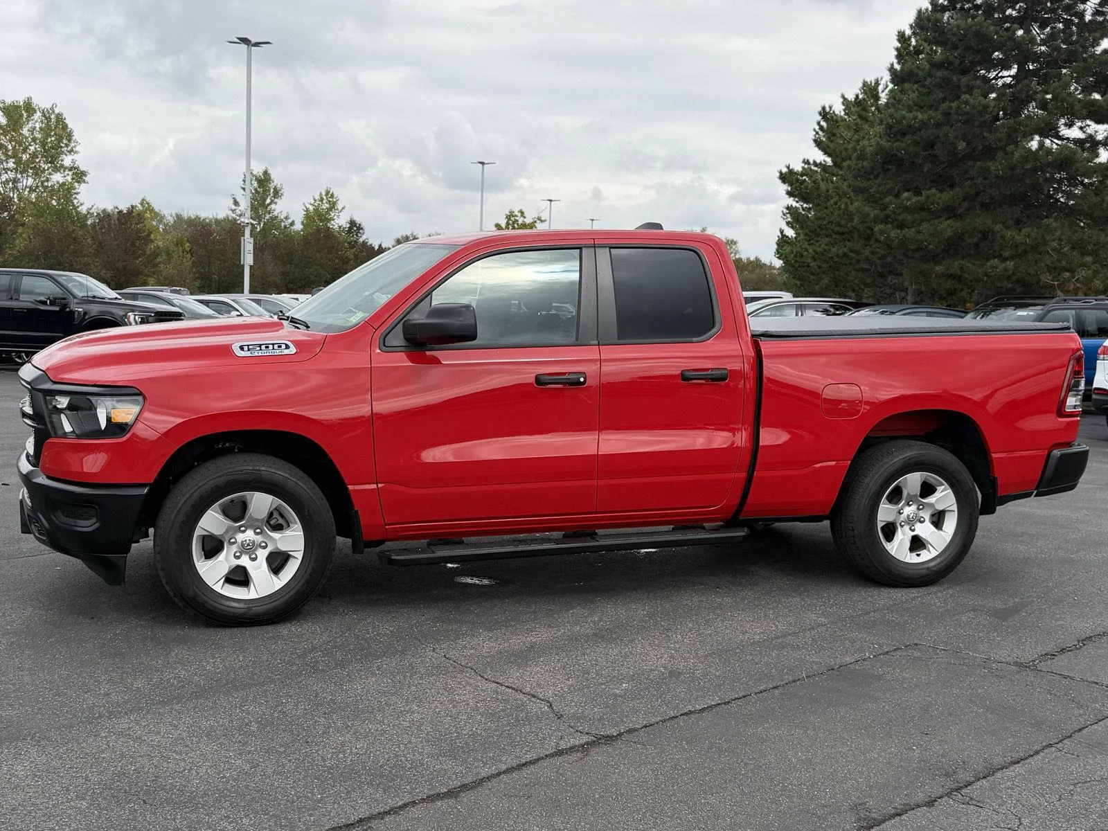 Used 2024 Flame Red Clearcoat Ram Tradesman image 4