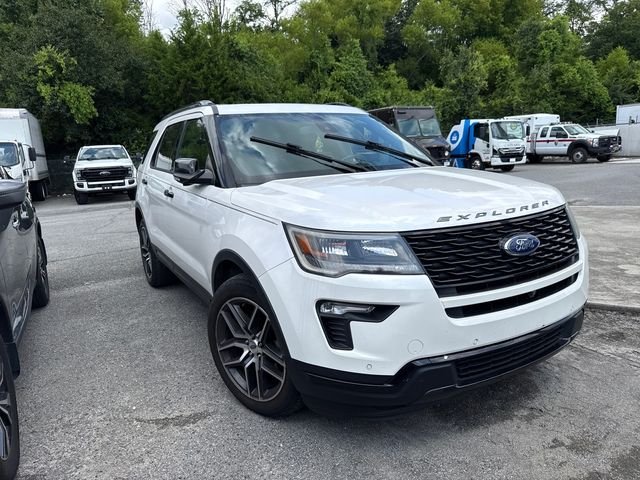 Used 2019 White Platinum Clearcoat Metallic Ford Sport image 7