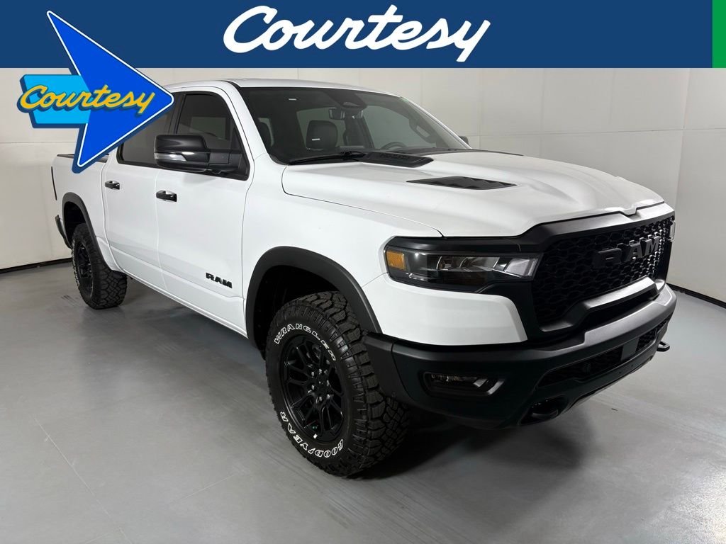 New 2026 Bright White Clear-Coat Exterior Paint RAM Rebel image 1