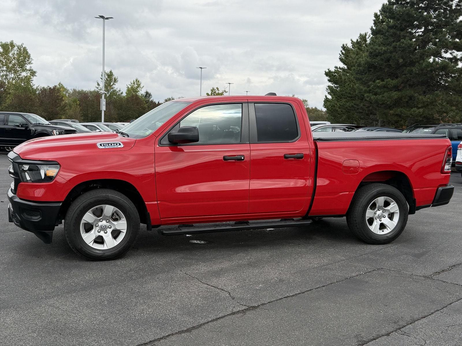 Used 2024 Flame Red Clearcoat Ram Tradesman image 4