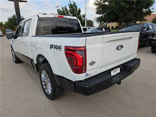 Used 2024 White Ford King Ranch 4x4 SuperCrew Cab 5.5 ft. box 145 in. W image 2