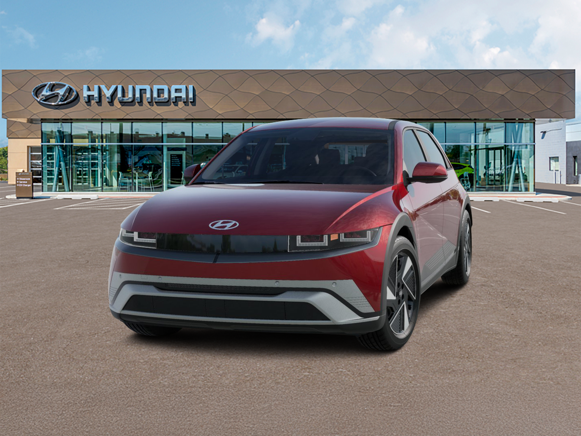 New 2026 Red Hyundai SEL image 1