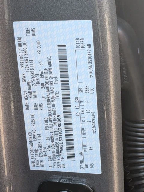 New 2026 Carbonized Gray Metallic Ford XLT image 33