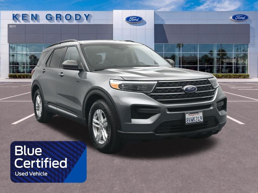 Certified Used 2021 Gray Ford XLT image 1