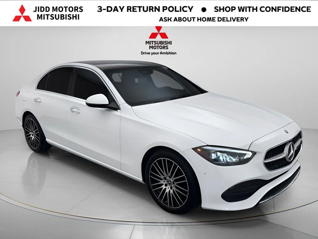 Used 2023 Polar White Mercedes-Benz C 300 image 3
