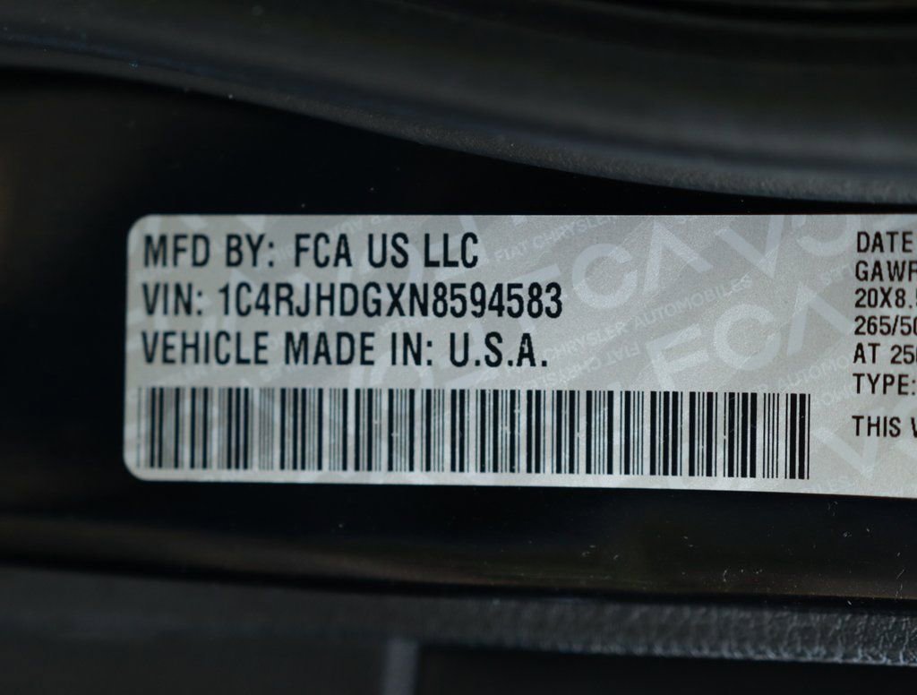 Used 2022 Black Jeep Overland 4x4 image 47
