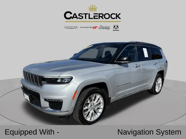 Used 2021 Silver Jeep Summit image 1