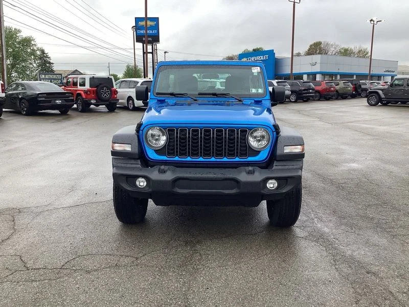 New 2026 Hydro Blue Pearl-Coat Exterior Paint Jeep Sport image 2