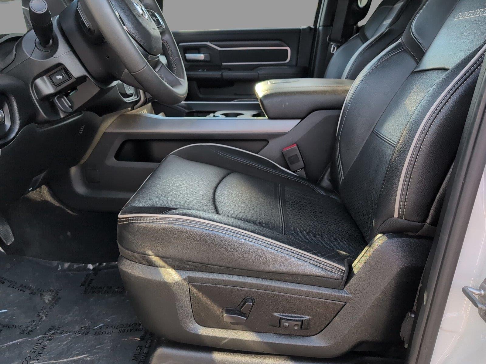 Used 2025 Bright White Clearcoat Ram Laramie image 3