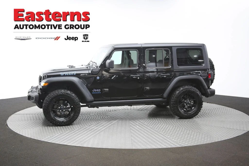 Used 2025 Black Jeep Willys 4xe image 59