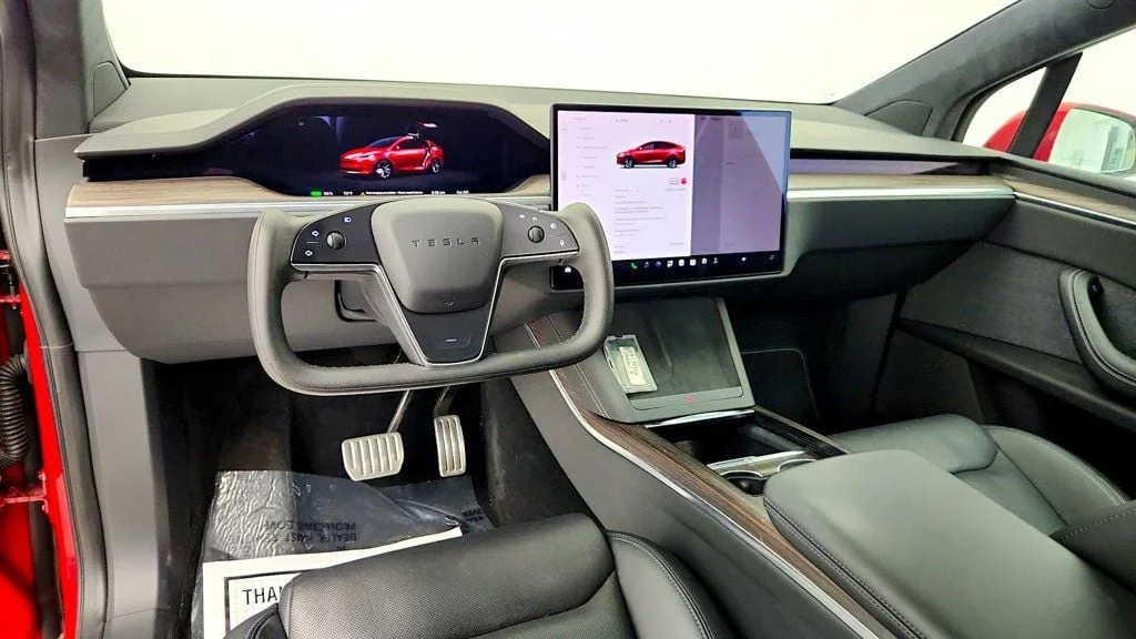 Used 2023 Red Multi-Coat Tesla AWD image 13