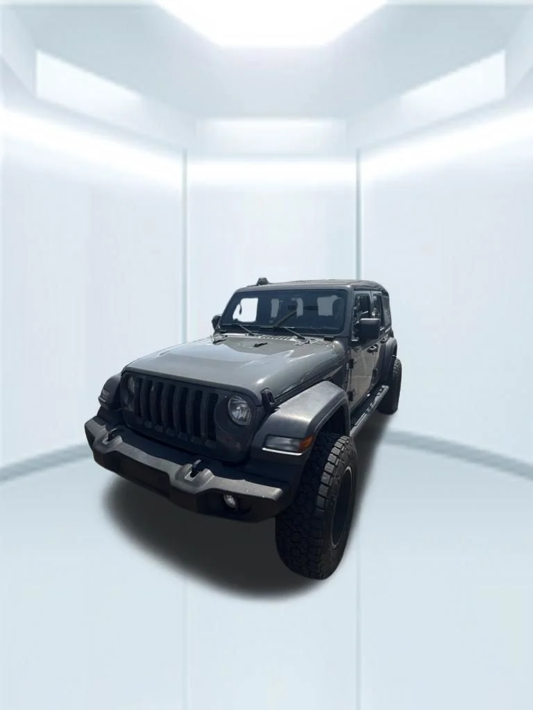 Used 2018 Gray Jeep Unlimited Sport image 2