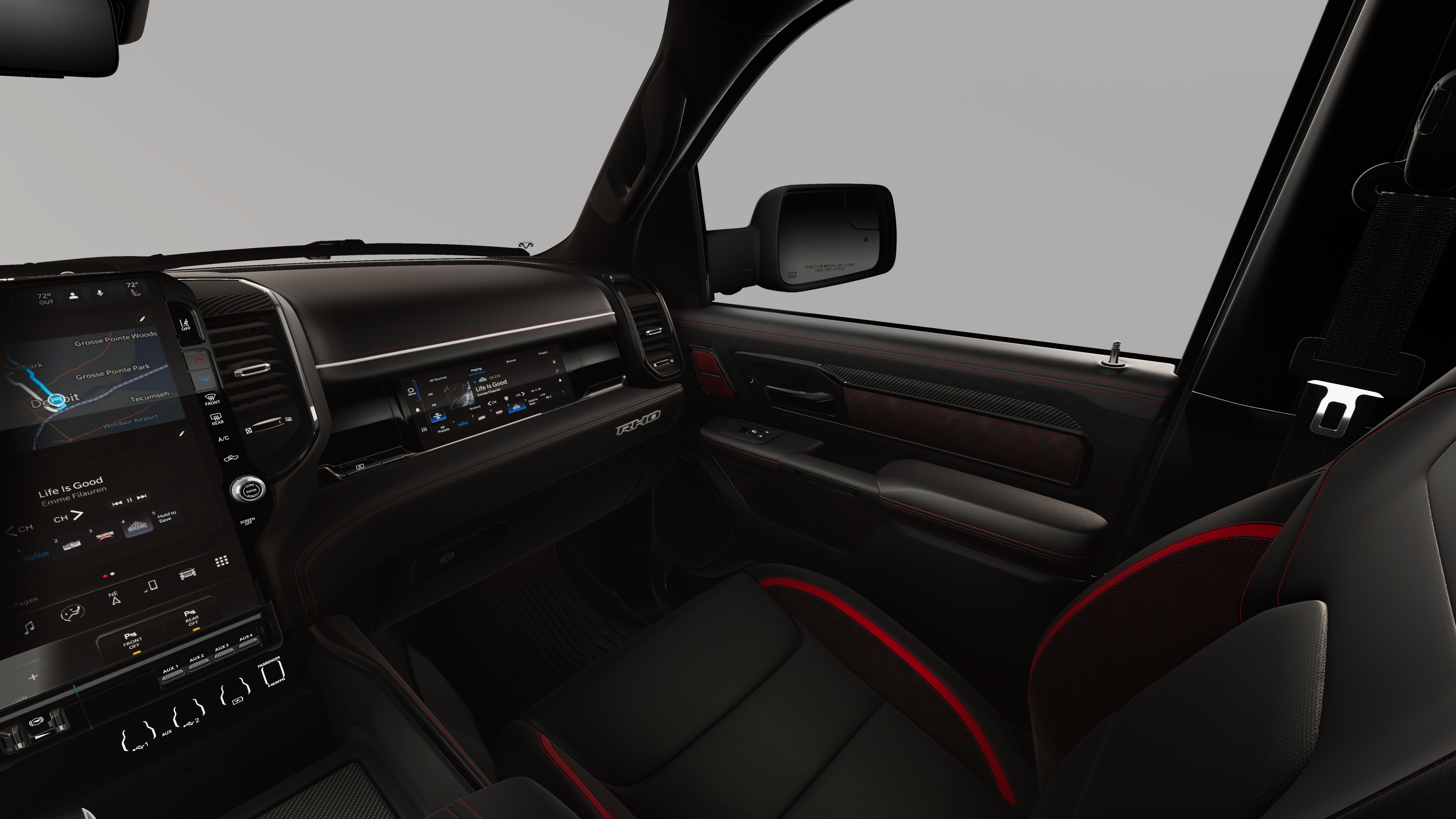 New 2026 Diamond Black Crystal Pearl-Coat Exterior Paint RAM RHO image 33