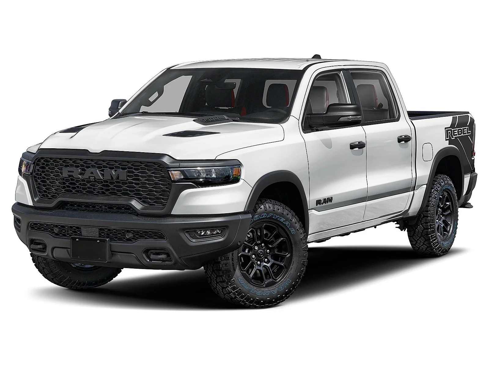 New 2026 Bright White Ram REBEL CREW CAB 4X4 5