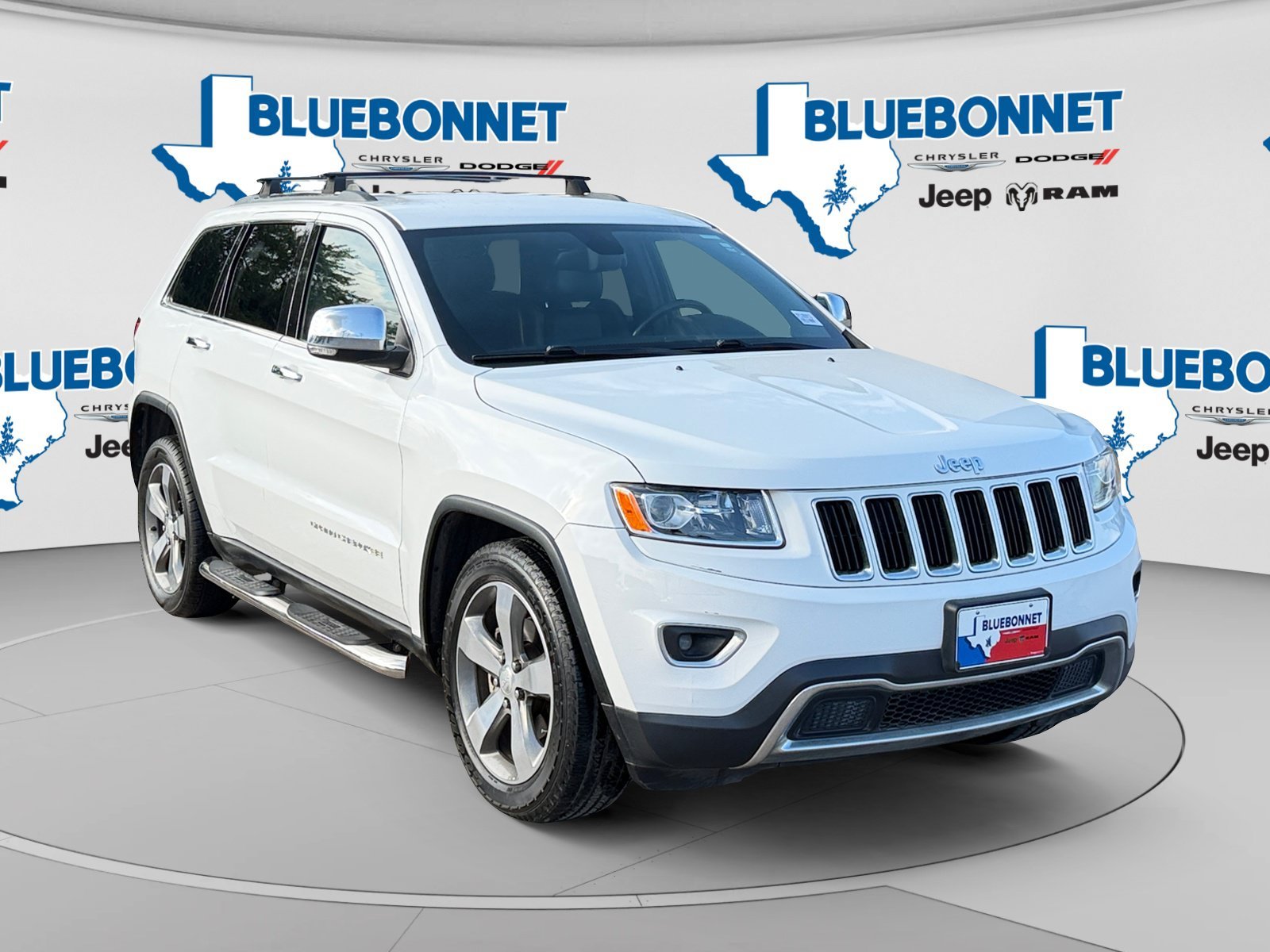 Used 2015 Bright White Clearcoat Jeep Limited image 3