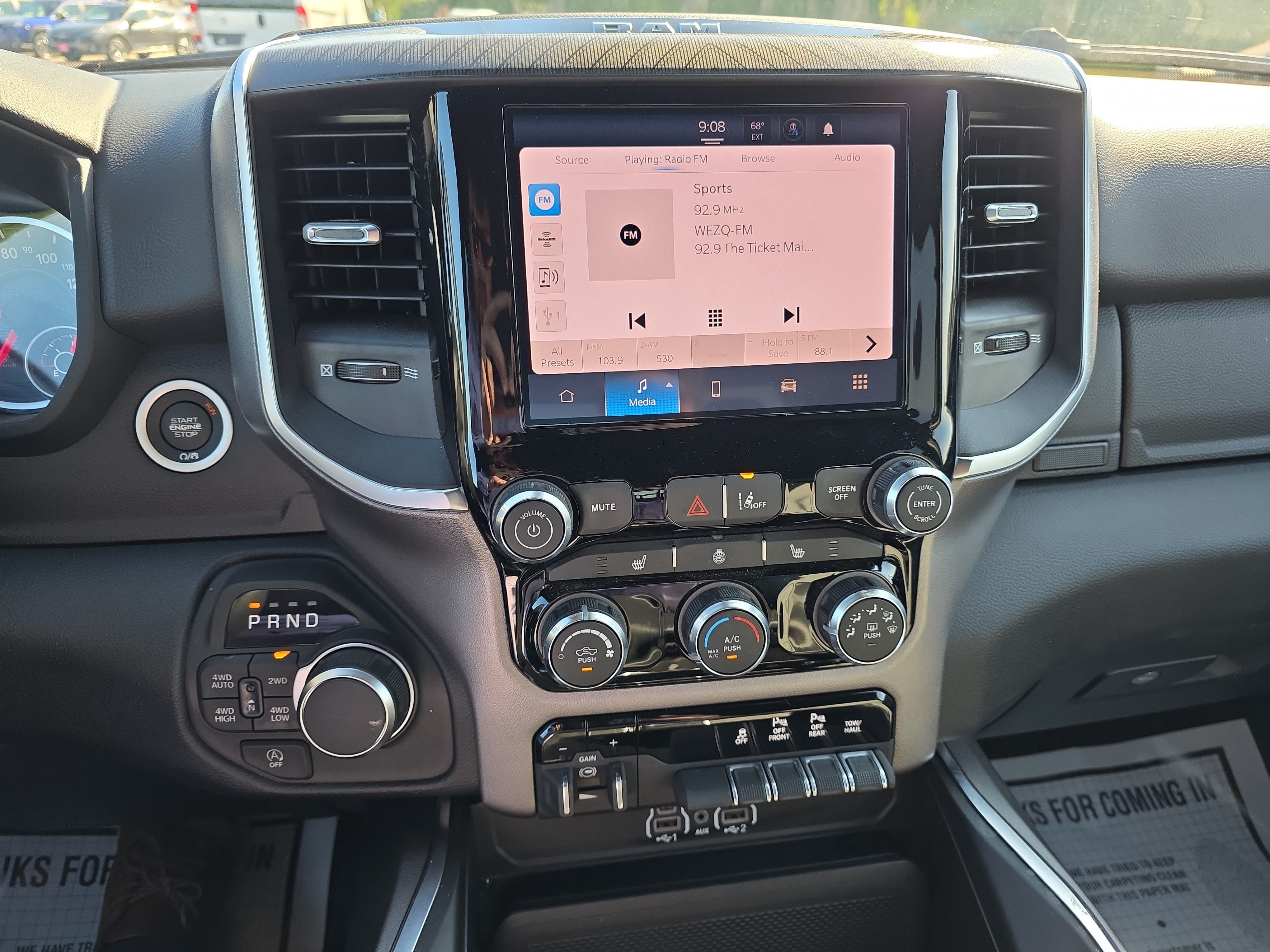 Used 2025 Hydro Blue Pearlcoat Ram Big Horn image 14