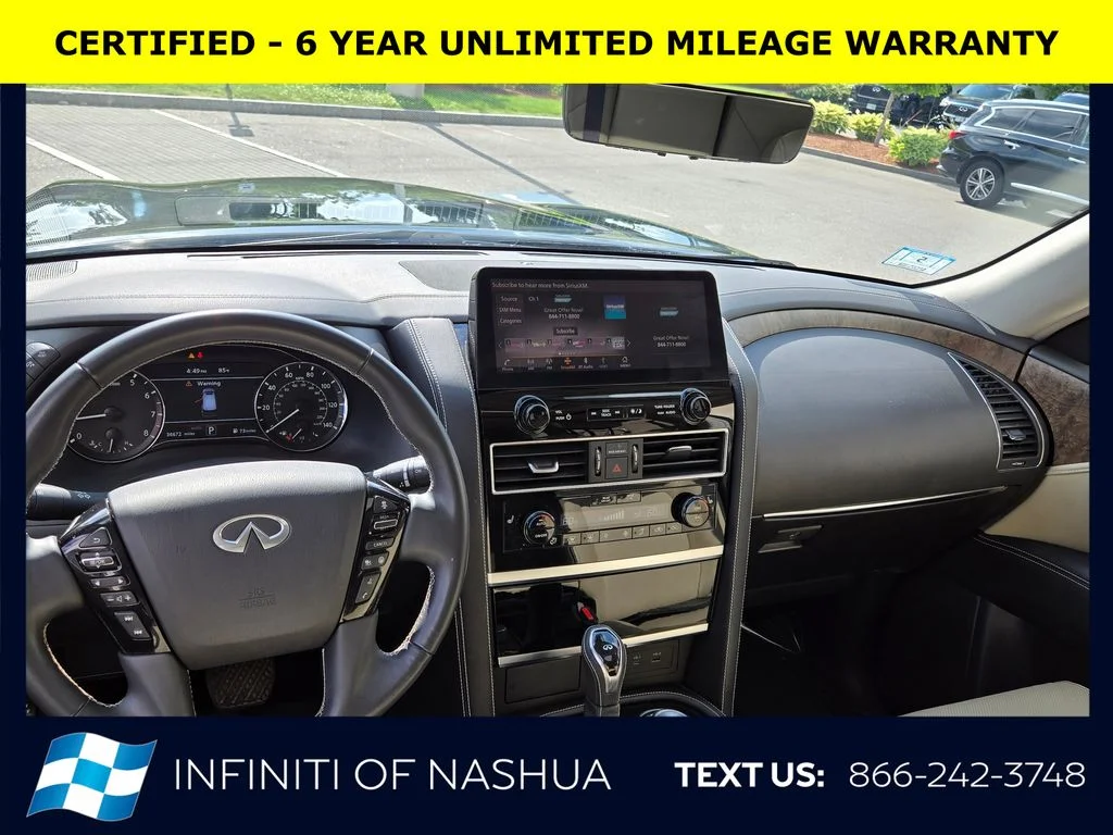 Certified Used 2023 Black INFINITI Premium Select image 8