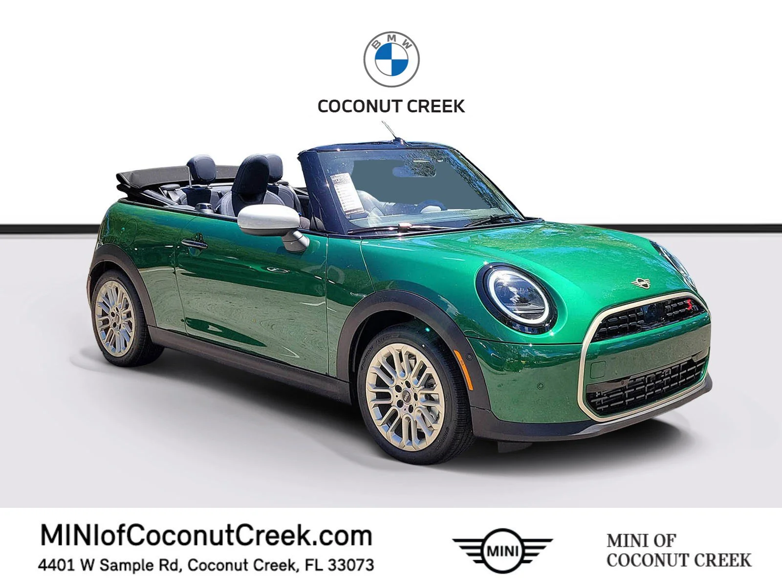 New 2026 British Racing Green MINI Signature Plus image 1