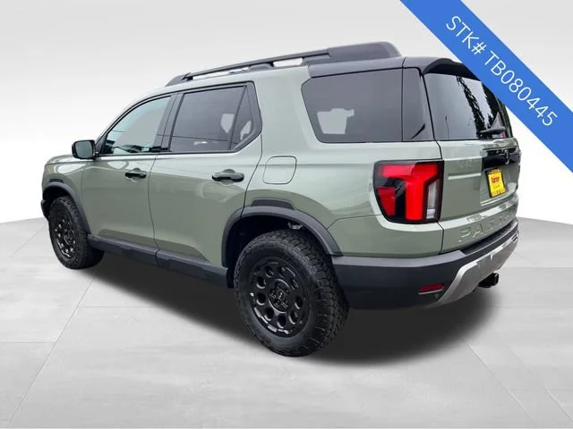 New 2026 Ash Green Metallic Honda TrailSport Elite Blackout image 6