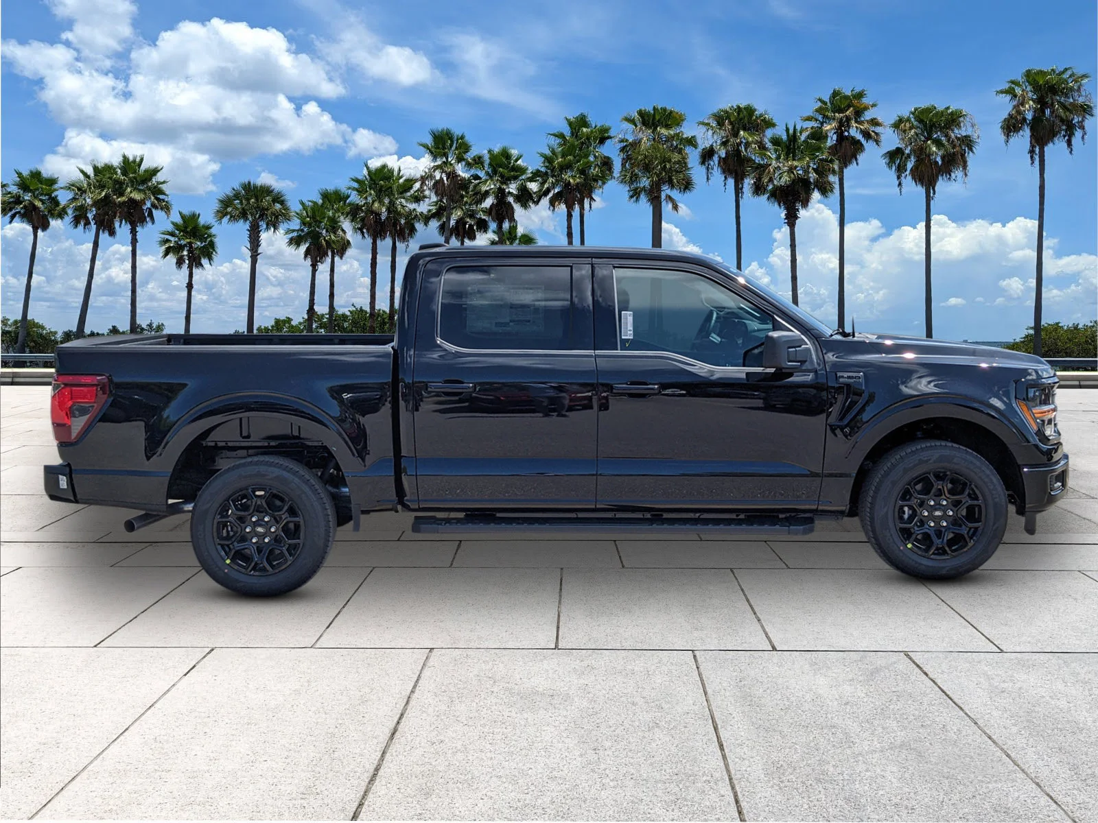 New 2026 Agate Black Metallic Ford XLT image 8