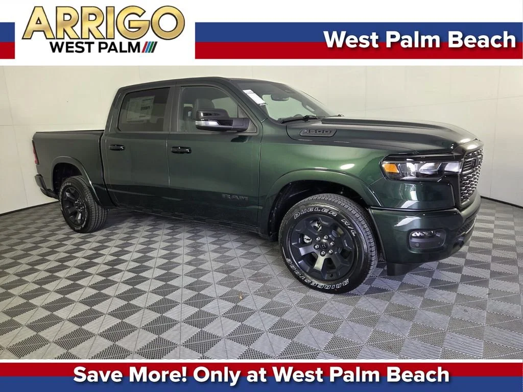 New 2026 Serrano-Green Metallic Exterior Paint RAM Big Horn image 1