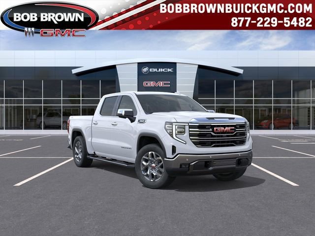 New 2026 Glacier White Tricoat GMC SLT image 1