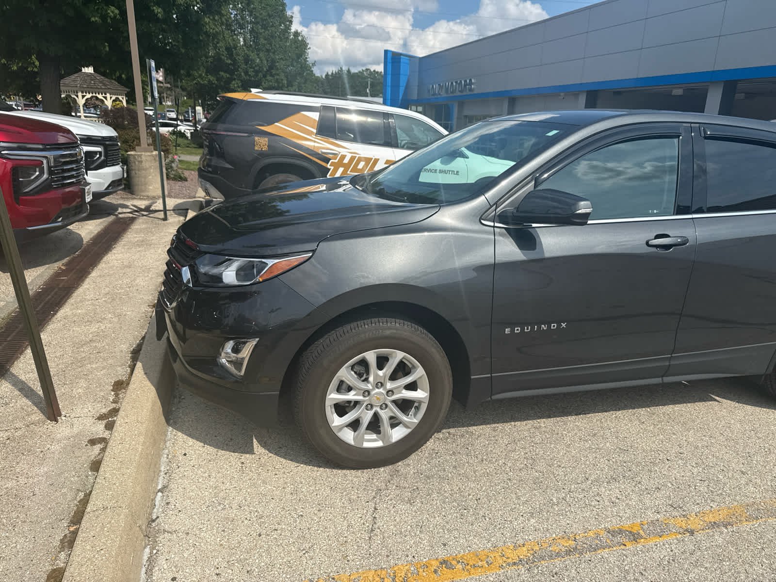 Used 2018 NIGHTFALL GRAY METALLIC Chevrolet LT image 2