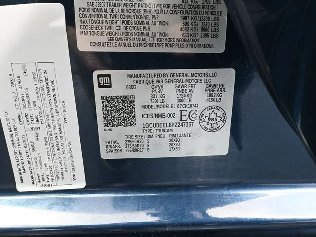 Used 2023 Blue Chevrolet RST image 55