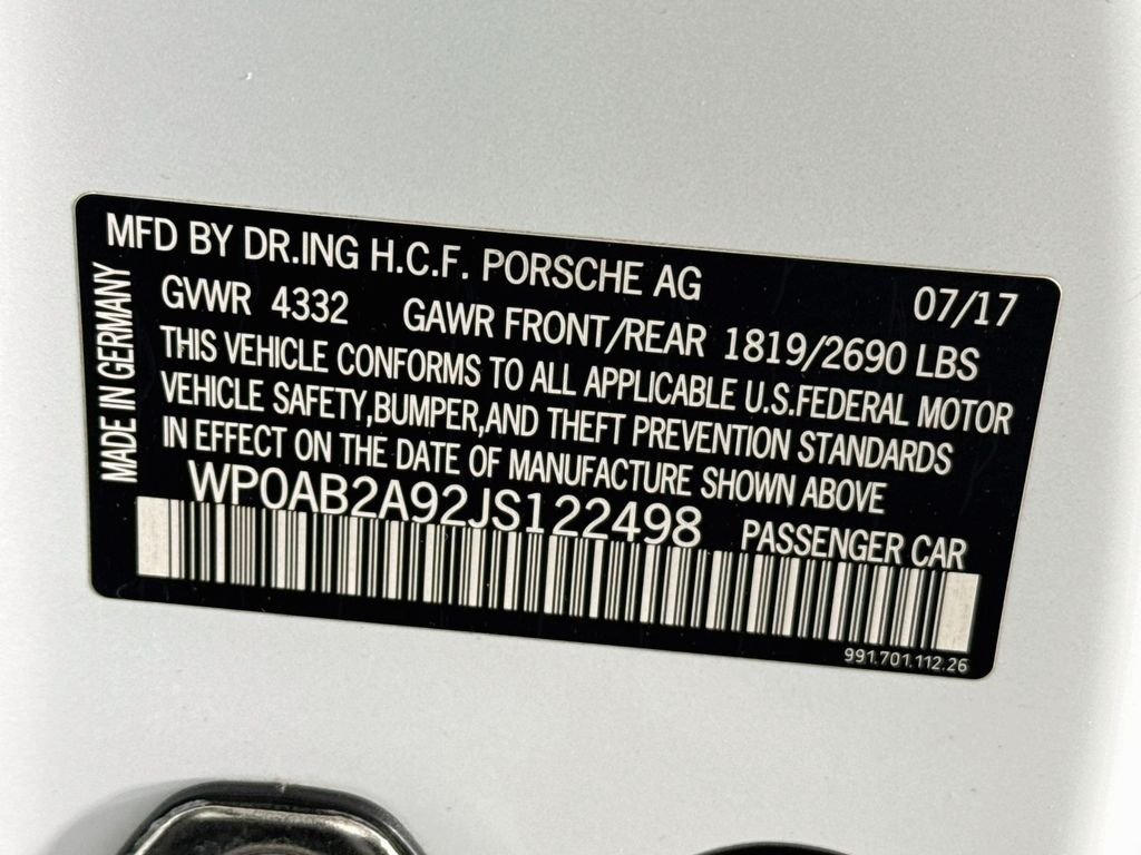 Certified Used 2018 White Porsche Carrera 4S image 30