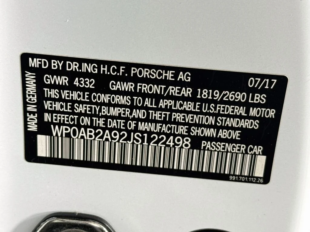 Certified Used 2018 White Porsche Carrera 4S image 30