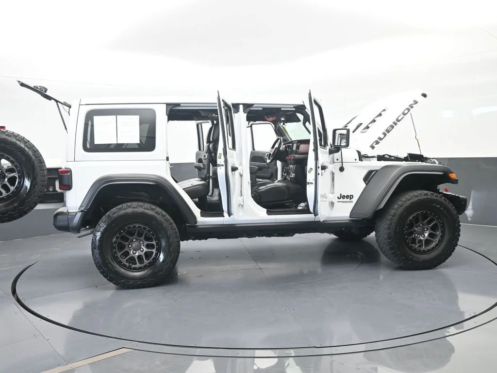Used 2022 Bright White Clearcoat Jeep Unlimited Rubicon image 75